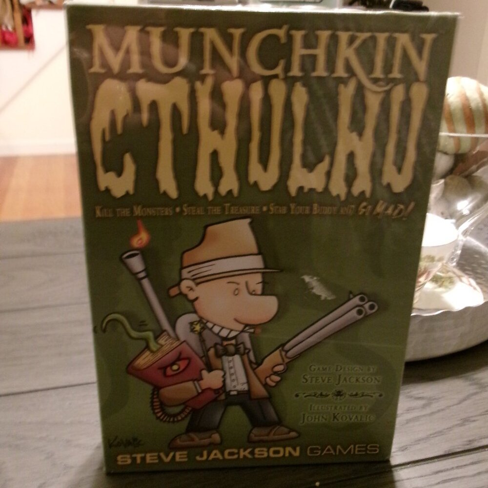 NEW SEALED BOX Munchkin Cthulhu Card Game by Steve Jackson 1ST ED 18TH PRINTING